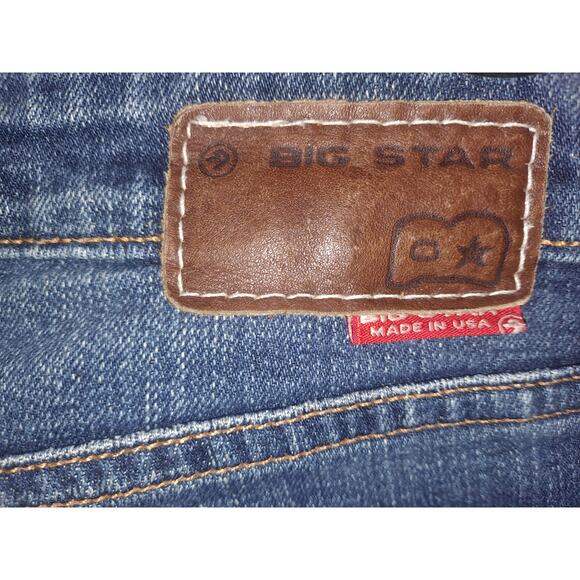 Big Star Boot Cut Slightly Distressed Denim Jeans Size 30R - Picture 5 of 7